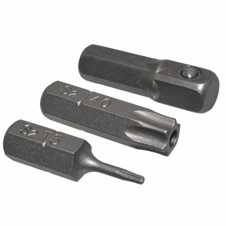 Embout Tournevis Torx T45 Étoile 7 Branches - Tige Magnétique 1/4" - Marque Uxcell - Neuf