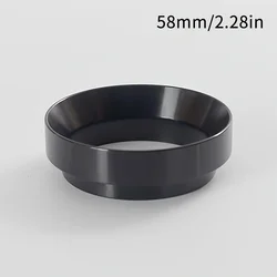 Magnetic Coffee Dosing Ring Funnel for Espresso Machines - Barista Tool Accessory (Black 58mm)