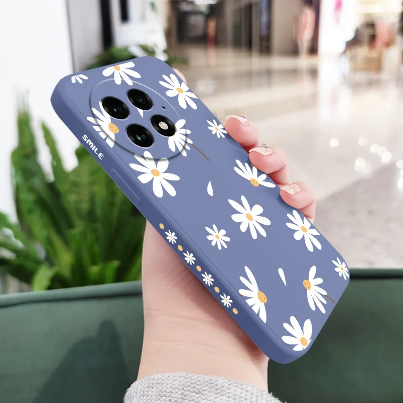 Charming Daisy Liquid Silicone Phone Case Cover