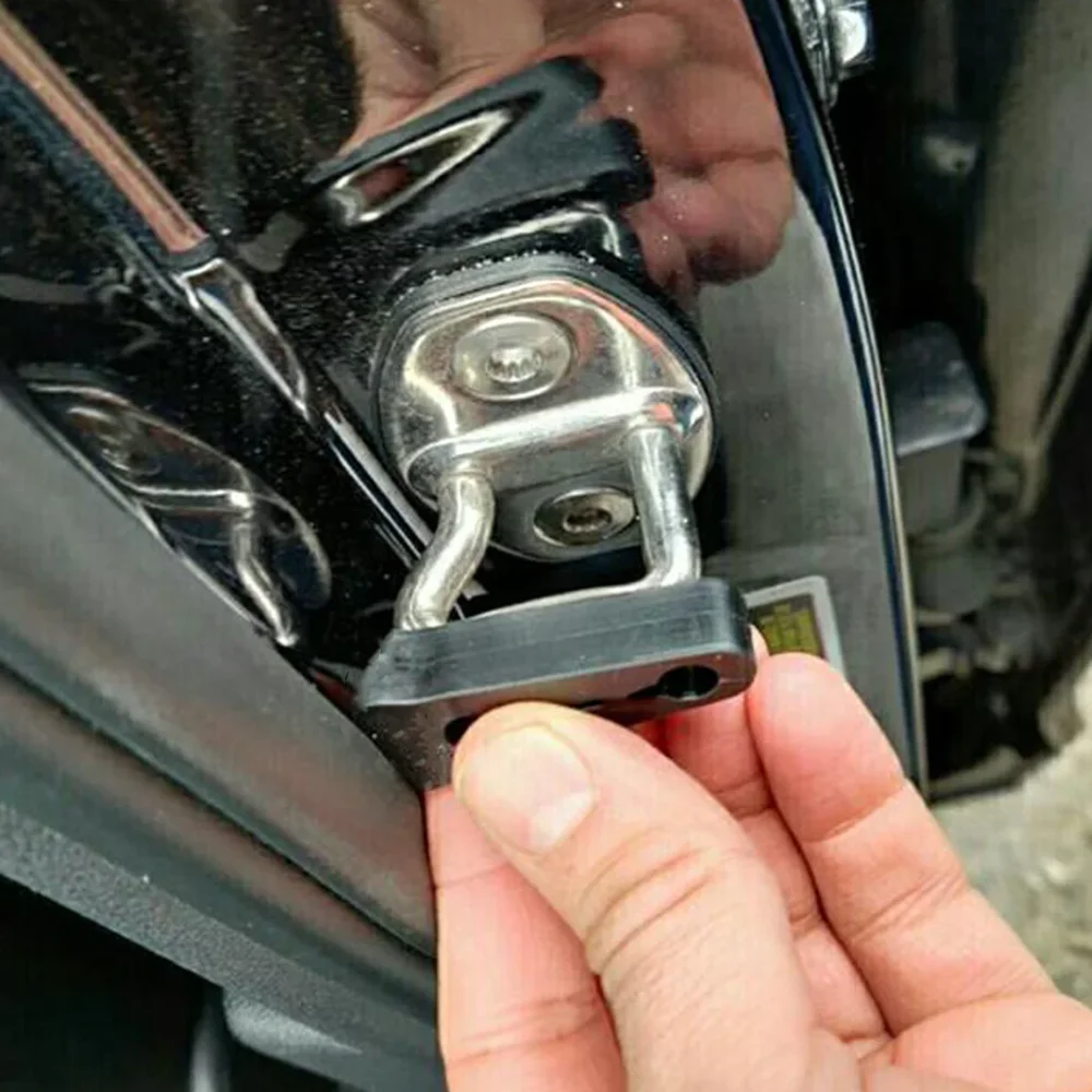 4x Car Door Lock Damper Car Door Lock Sound Deadener Damper Buffer For Nissan Qashqai X-Trail Tiida Juke Note Teana Rogue Pathfinder Seal Protector
