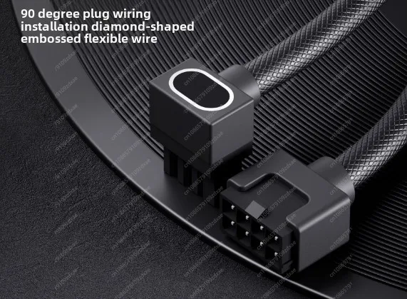 Computer Power Extension Cable GPU 6-pin Graphics Card Extension Cable AIJS 1-wire Continuous