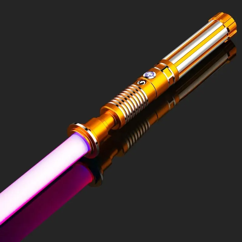 RGB Metal Lightsaber Laser Sword 16 Colores Sabre De Luz Light Stick Rave Cosplay Led Flashing Weapon Cool Toys 5