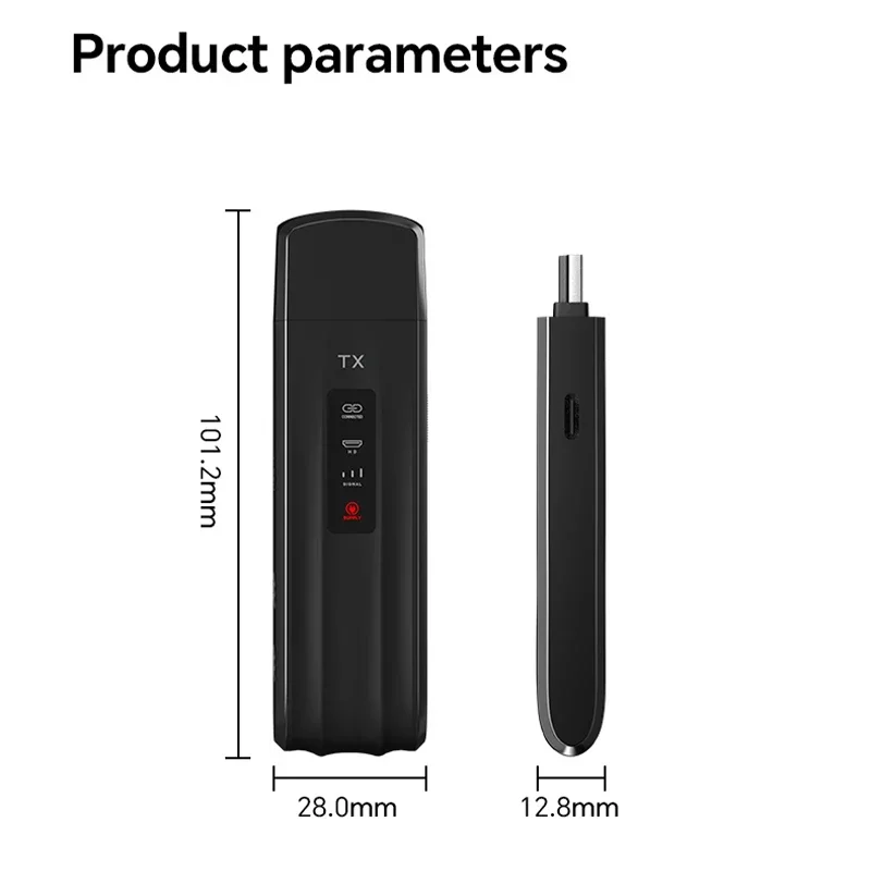 5G 1080P 60Hz 50M Wireless HDMI Video Audio Transmitter Receiver 8TX to 1RX Adapter Dongle For TV Box Monitor Projector PC