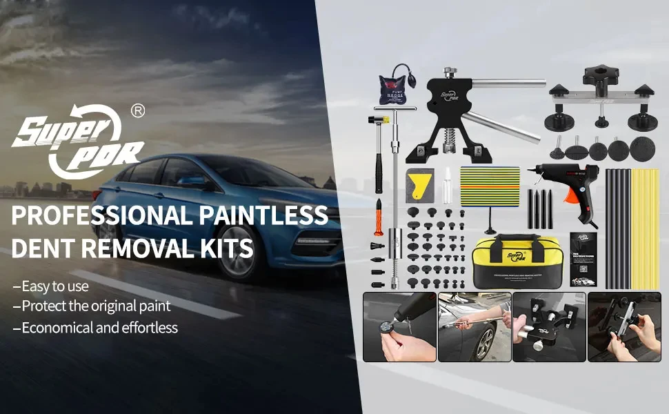 PDR Autobeulreparatur Werkzeug Set Professionelle Beulenentferner Lackfreie Beulenreparatur Auto Reparatur Werkzeug Set – Detail 1