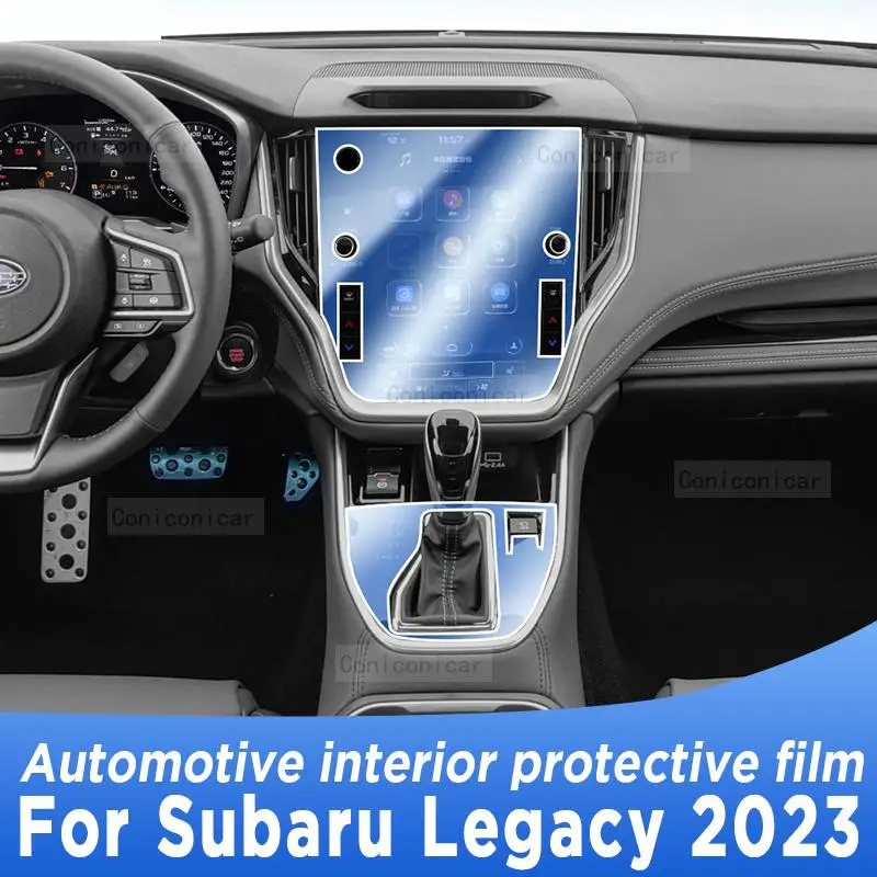 

For Subaru Legacy 2023 Gearbox Panel Navigation Screen Automotive Interior TPU Protective Film Cover Anti-Scratch Sticker