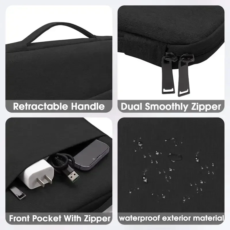 1pc Simple Plush Laptop Case With Anti Drop and Shockproof 13/14/15/15.6 Inch Laptop Liner and Tablet Protective Case 1PC