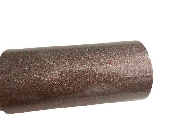 Color Glitter Heat Transfer Vinyl Film - Iron-On HTV for Heat Press and Cutting Plotter