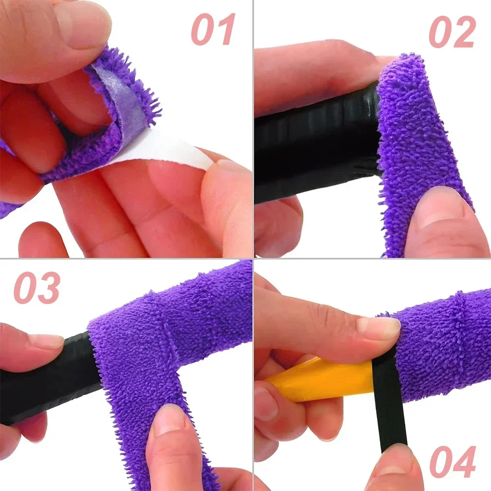 10M Tennis Racket Grip Tape Badminton Racket Thickened Towel Grips Super Absorbent Anti-slip Cotton Towel Overgrips Tape racket grips racket tape badminton overgrip sweatband grip tape