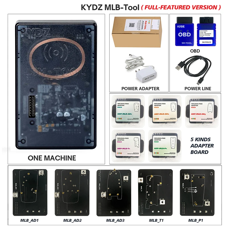 

CNP189 Token OBD Basic Programmer 2024 English Version KYDZ MLB Key Programmer For 5M Chip Generate dealer key