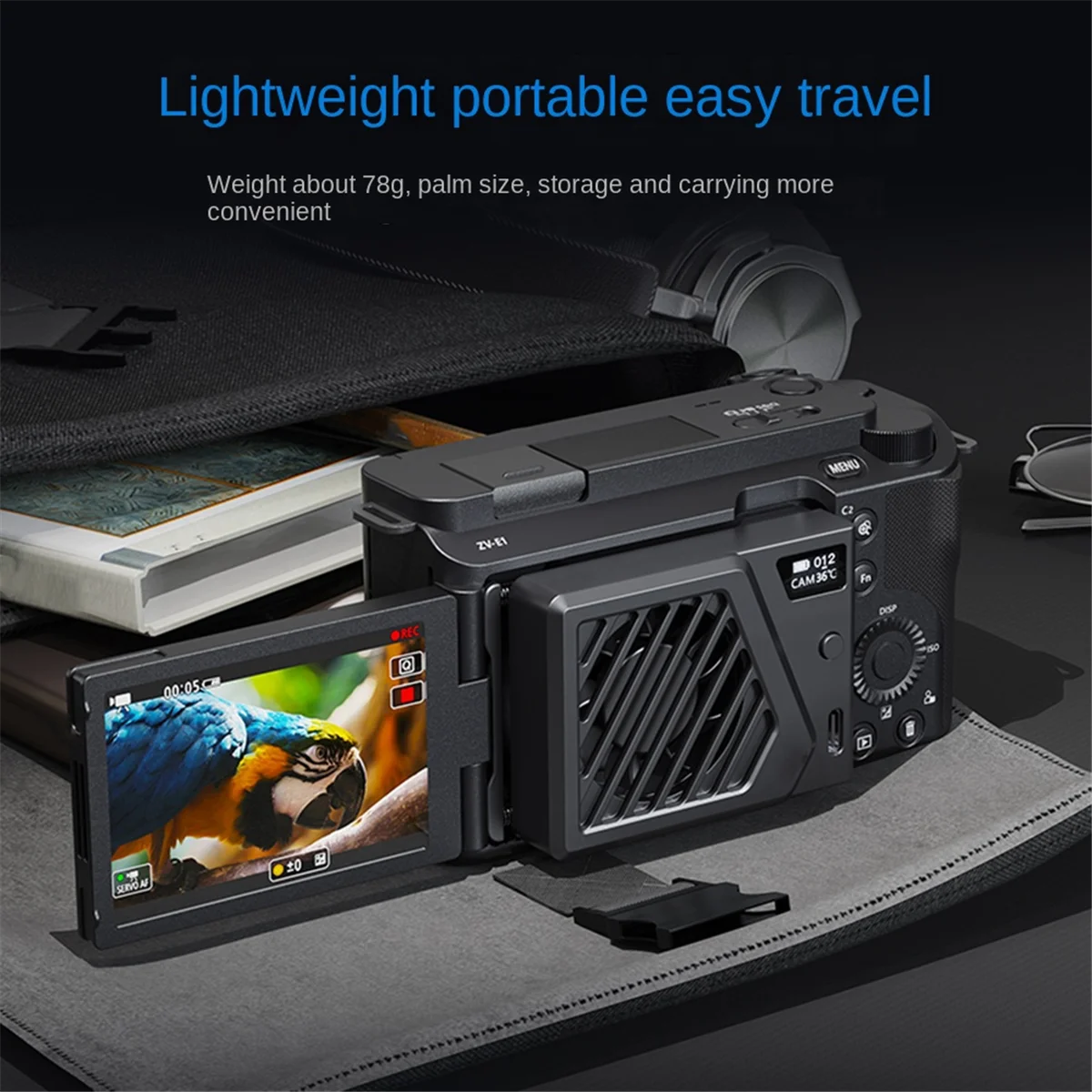 Camera Viewfinder Accessories Ulanzi Camera Cooler for DSLR Photo Camera Cell Phone Cooling Live Cooling Radiator
