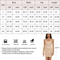 Slip de contrôle Shapewear sans couture pour sous les robes femmes corps lisse Shaper contrôle du ventre complet Slip minceur Cami Slip 6