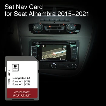 Scheda SD GPS per Sistema di Navigazione Seat Alhambra 2015-2021, Mappa AS V24 per Paesi Bassi, Germania, Francia