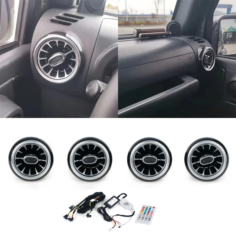 Navihua Car Interior Turbine Air Vent LED Lights For MB S Series - View #5