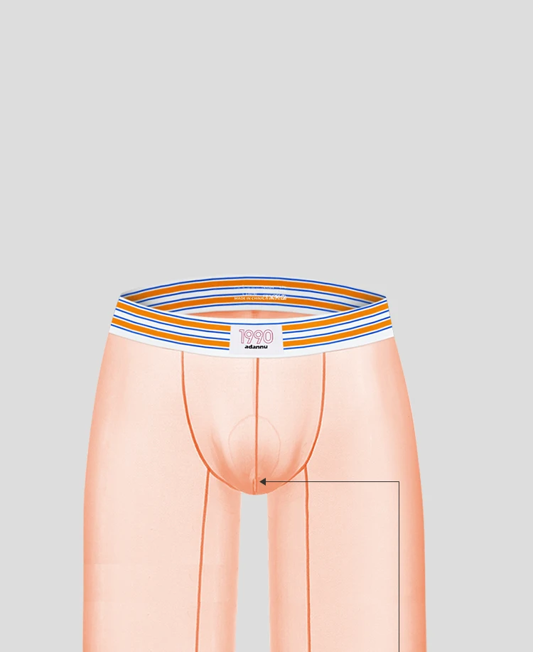 1/2/3PCS Men's Ice Silk Boxers Transparent Boxers 0.01 Ultra-thin Fabric See Through Underpants Seamless Underwear Boxer Shorts_voghion.com