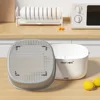 Ultrasound Electric Vegetable Washers Household Food Grains Purifie Basket Wireless Kitchen Gadgets for Tableware Bottles 6