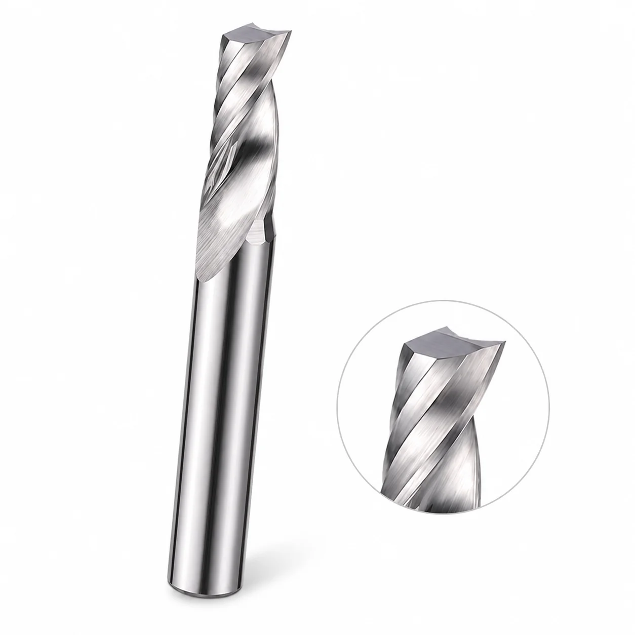 Einschneidiger Vollhartmetall-Schaftfräser Hochpräzisions-CNC-Fräser für Aluminium, Kupfer, Kunststoff, Holz, Wolframstahl, Scharfes Schneidwerkzeug