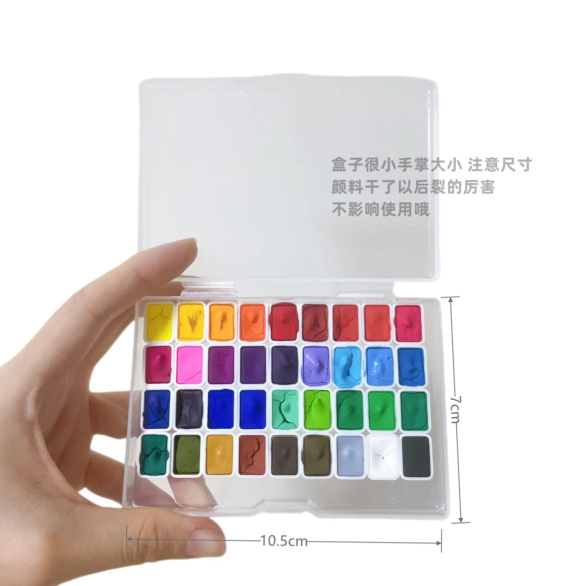 Nicker Gouache 페인트 24 색 36 색 불투명 수채화 2ml 광고 디자인 일러스트레이션 전문 드로잉 미술 용품