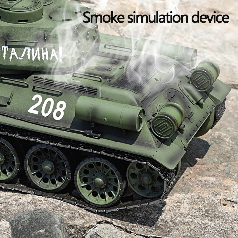 Henglong T34 Remote Control Tank  Off-road Vehicle Model 3909 Metal Adult Multi-function Battle Competitive Simulation Boys Toys 5