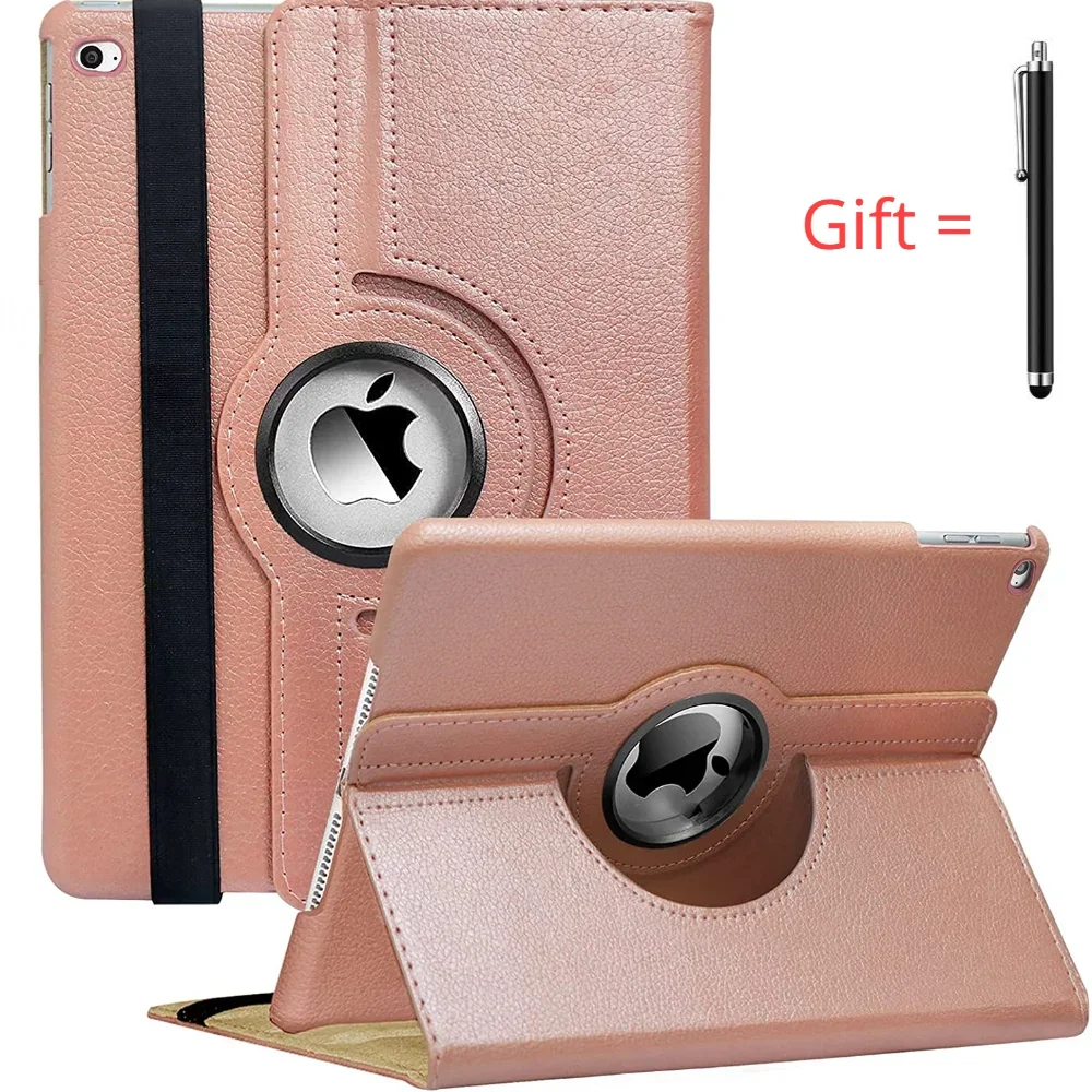 Capa pu para Ipad 360 Ratating Capa para Ipad Air Air Ipad 9.7 2023 2023 A1474 A1475 A1566 A1567 A1822 A1823 A1893 A1954