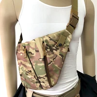 Outdoor Tactical Storage Gun Holster Shoulder Bags Men Anti-theft Chest Bag Nylon Sports Hunting Crossbody Pistol Bag 2