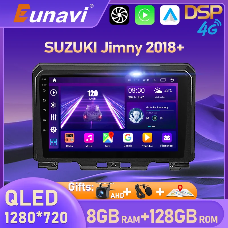 

Eunavi Android авто GPS навигация для Suzuki Jimny JB64 2018 - 2020 головное устройство 4G DSP автомобильное радио мультимедийный плеер 2 din 2din