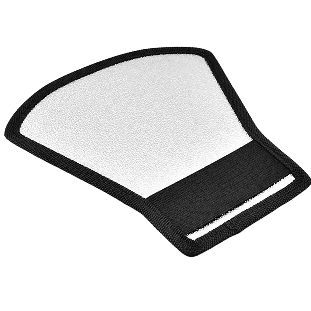 Double sided Flash Diffuser Reflector 2in1 SilverWhite Camera Flash Diffuser Create Atmospheric Lighting flash diffuser camera flash reflector