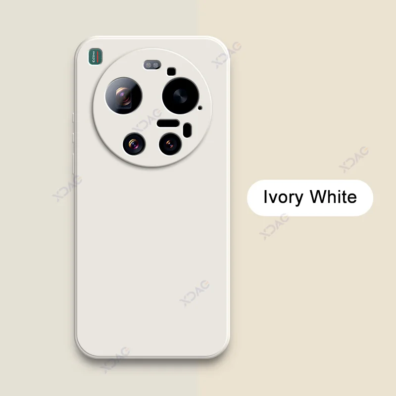 Premium Double Layer Liquid Silicone Phone Case with Soft Square Design - Enhanced Protection Armor Housing
