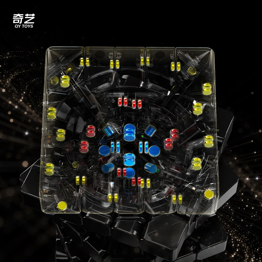 [Picube] QiYi 5x5x5 워리어 5x5 큐브 스피드 5 레이어 큐보 마히코 스티커리스 매직 퍼즐 큐브 장난감 큐보 스피드큐브 UV 코팅
