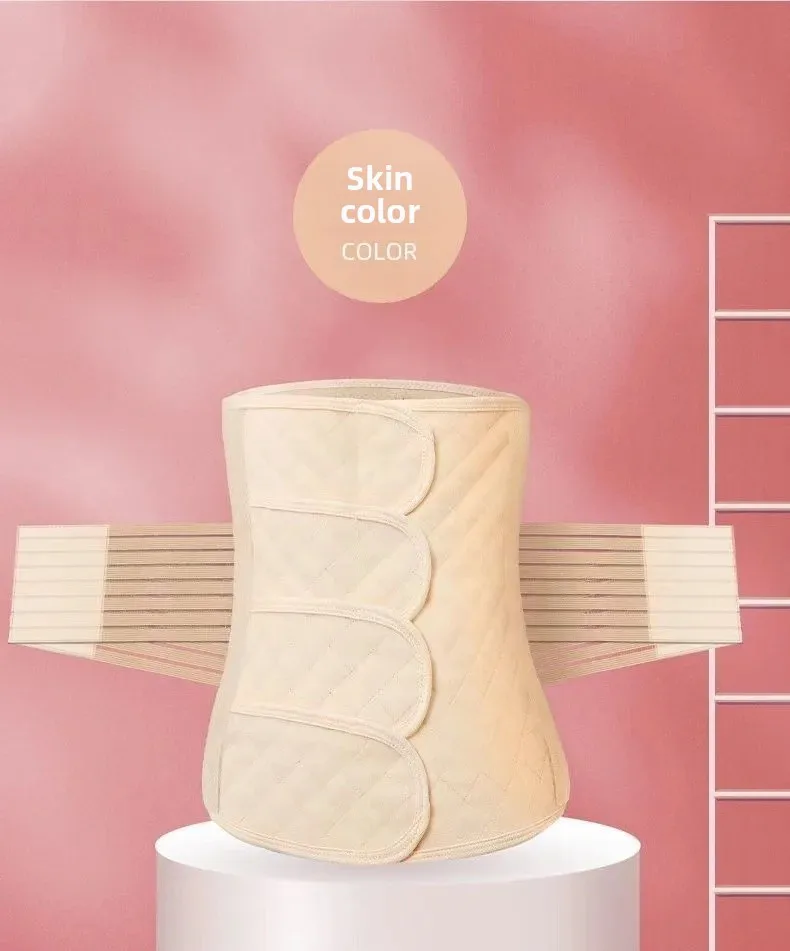 Upgraded and enhanced [skin color] postpartum belly belt