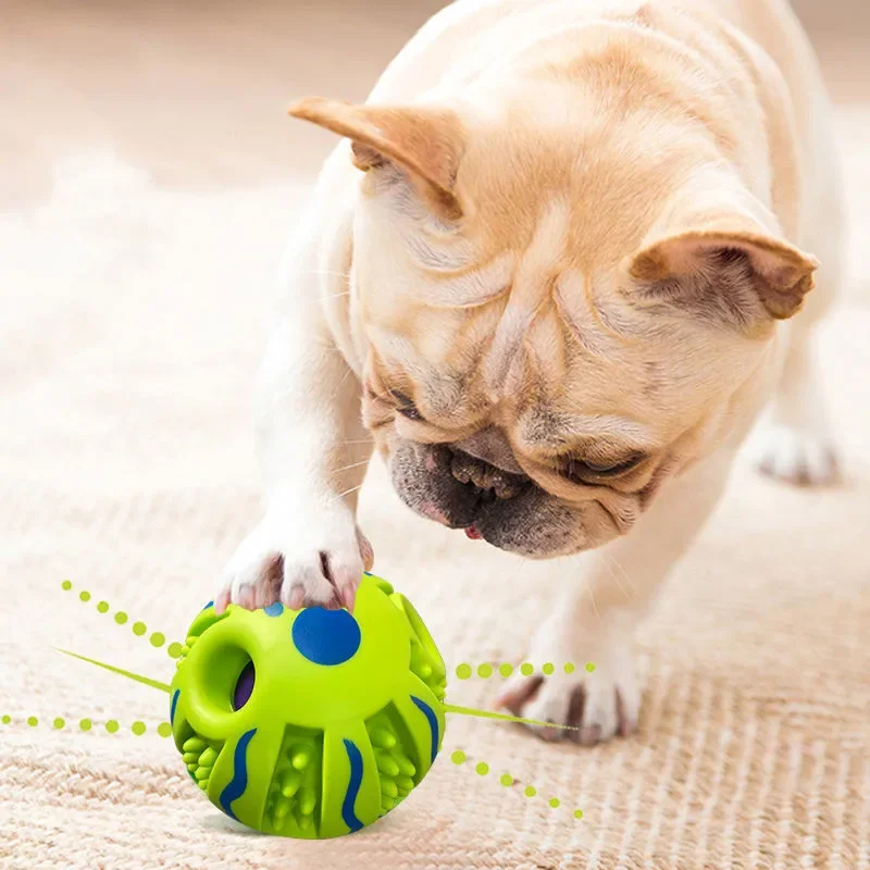 Pet Balls Cat Dog Animal Teething Balls Battery-Free Self-Heeling Weird Training Pet Toys