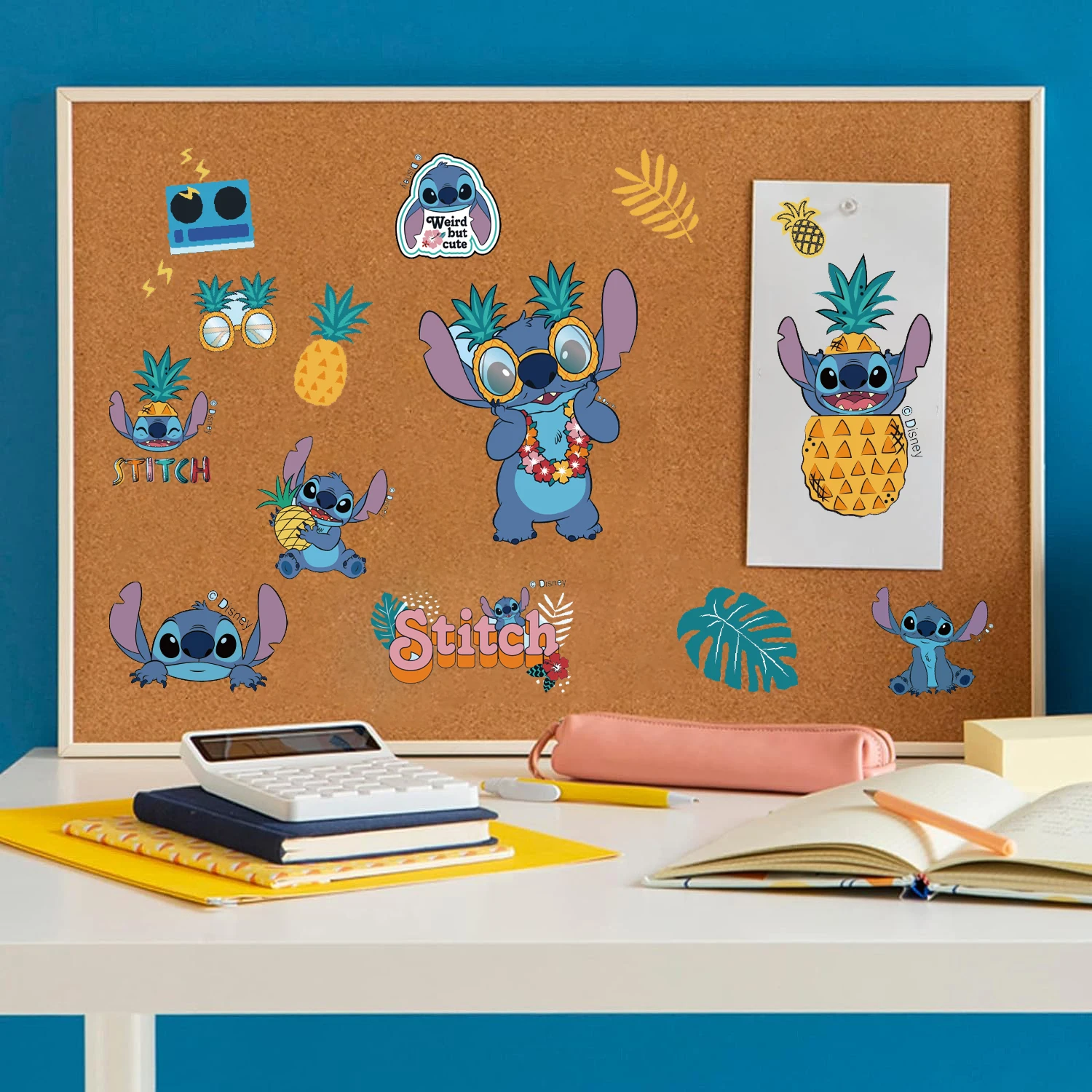 32Sheets Children DIY Puzzle Sticker Cartoon Stitch Character Assemble Stickers Kids Toys Boys Girls Gifts 2