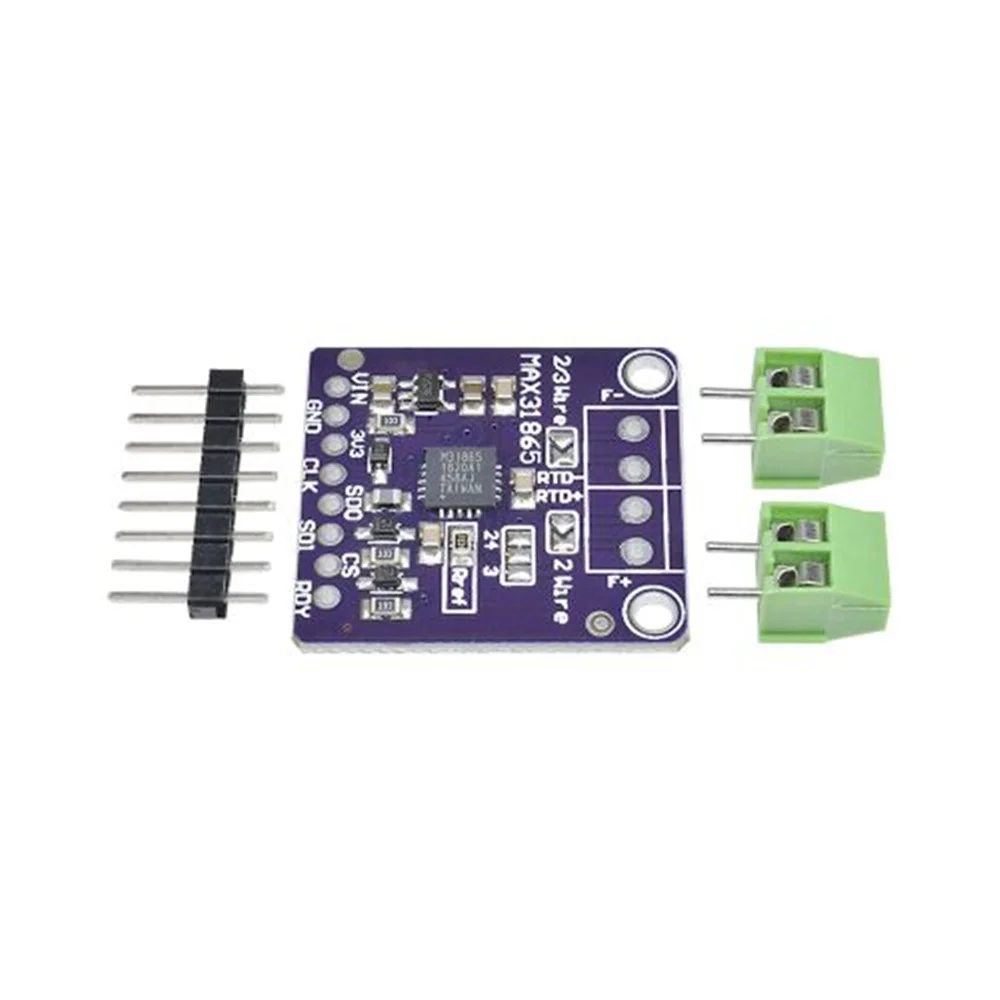 DAOKAI MAX31865 PT100 To PT1000 RTD-to-Digital Converter Board 3.3V/5V Temperature Thermocouple Sensor Amplifier Module For Arduino With -50 To 200