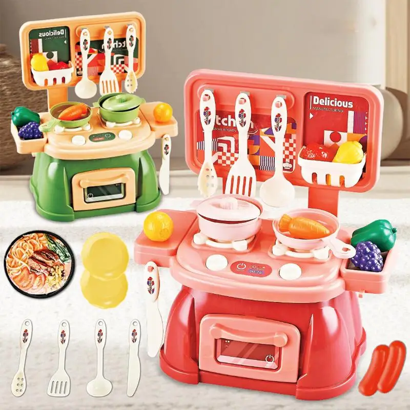 

30pcs Children's Kitchen Toys Cooking Games and Pot Games Food Sets Canned Vegetables Christmas Halloween Festive Gifts