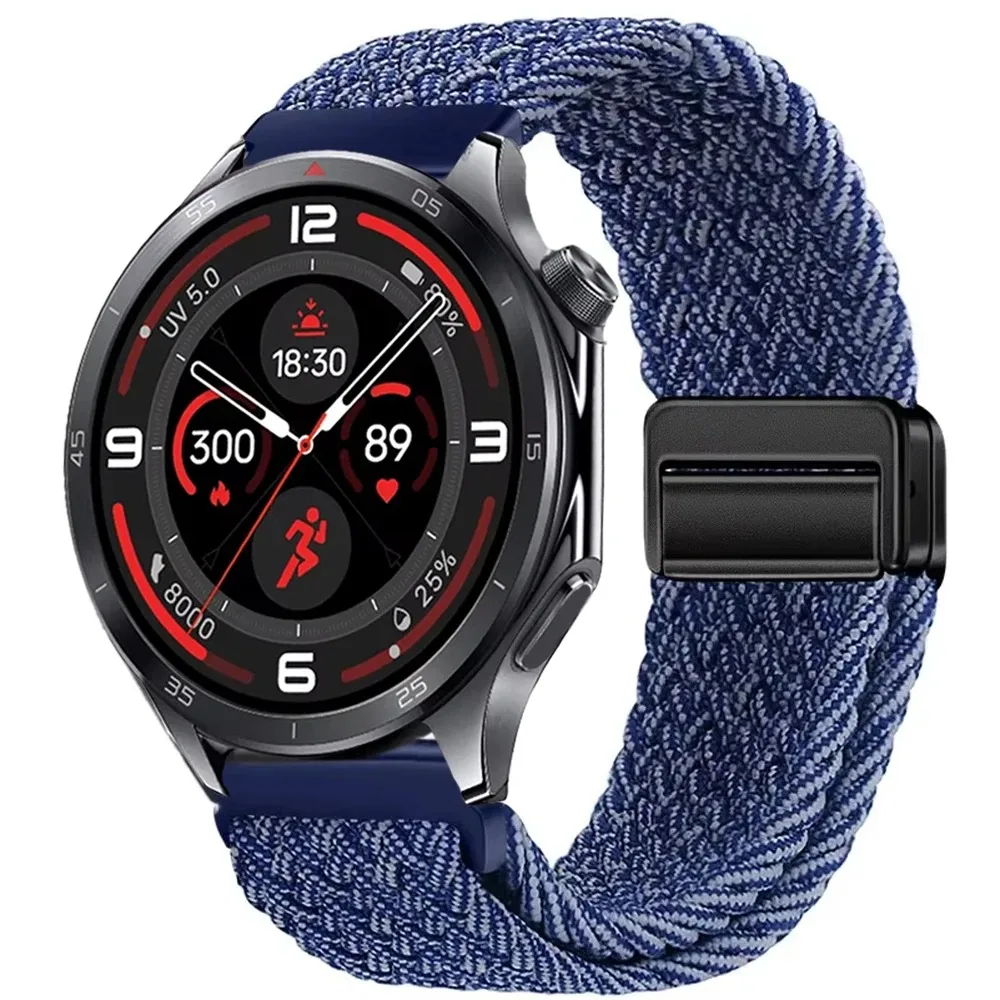 Braided Sport Nylon Strap, 22mm - Durable & Stylish Watchband Bracelet