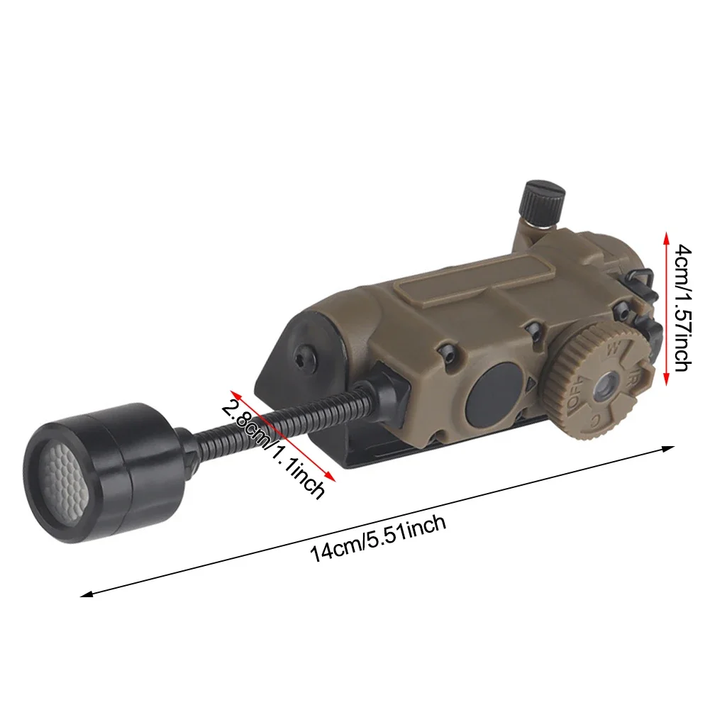 1Pc Tactical Helmet Torch Light 4 Modes Hunting Helmet Lamp Nylon Energy-saving Strong for Hunting Camping Airsoft Equipment