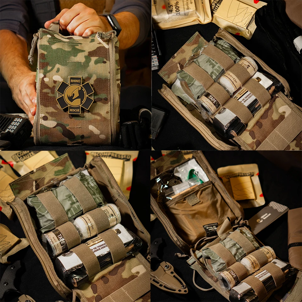 Kit di Splint Riutilizzabile Rhino Rescue per Pronto Soccorso sul Campo