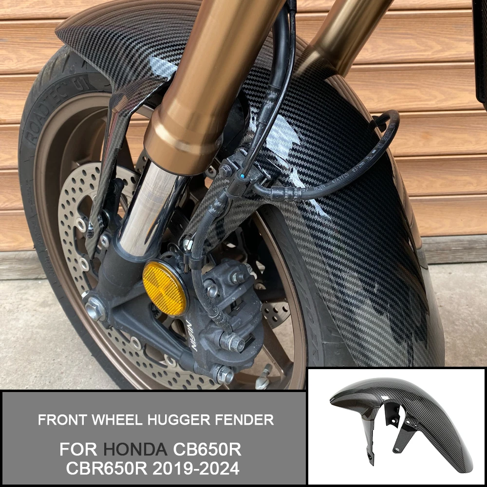 

For HONDA CB650R CBR650R 2019 2020 2021 2022 2023 2024 Front Wheel Hugger Fender Mudguard Mud Splash Guard Motocross Mudguard