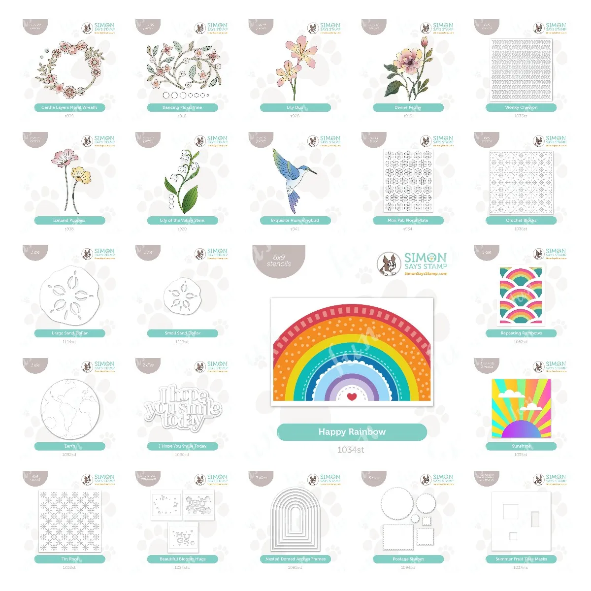 

Layers Floral Wreath Die Cutting Dies Journaling Supplies Stencils for Crafting Happy Rainbow Sunshine Template Scrapbook Decor