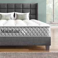 KOMHTOM Ортопедический матрас из холодной пены с 7-зонным пружинным сердечником, твердость H3 (средний твердый), высота 20 см. — изображение 4