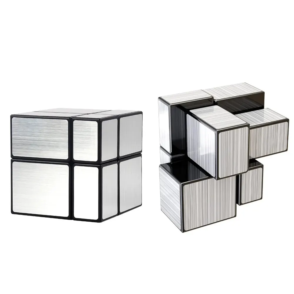 SENGSO Espelho Cubo Mágico 2x2 3x3 Prata Dourada Cubo Mágico Profissão Quebra-cabeça Brinquedos infantis de alta qualidade