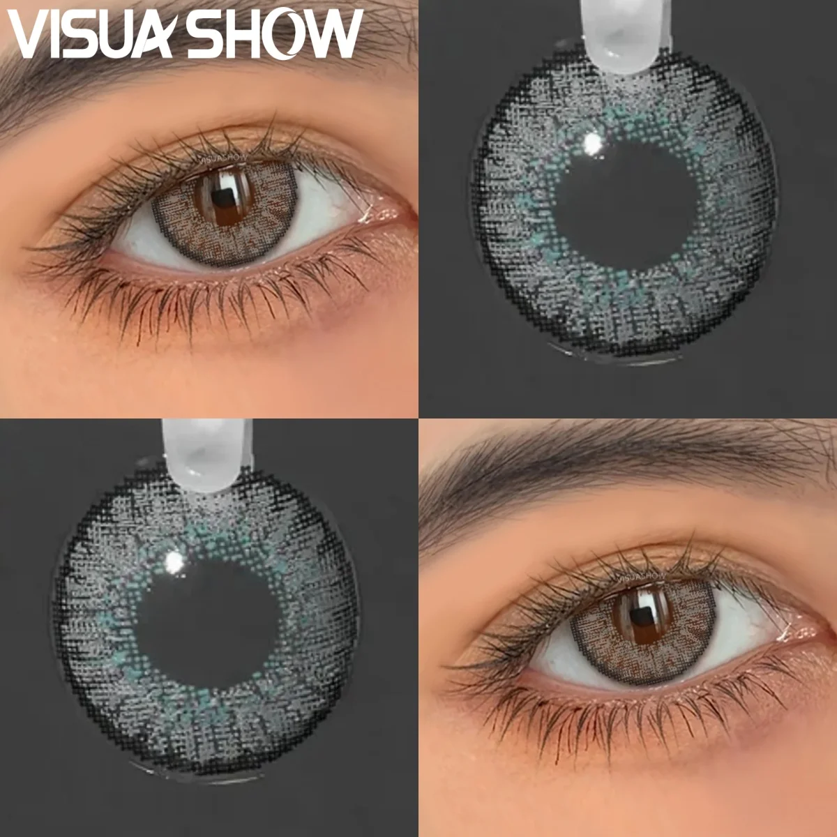 VISUASHOW Natural Look Color Contacts - Fashion Makeup Accessories