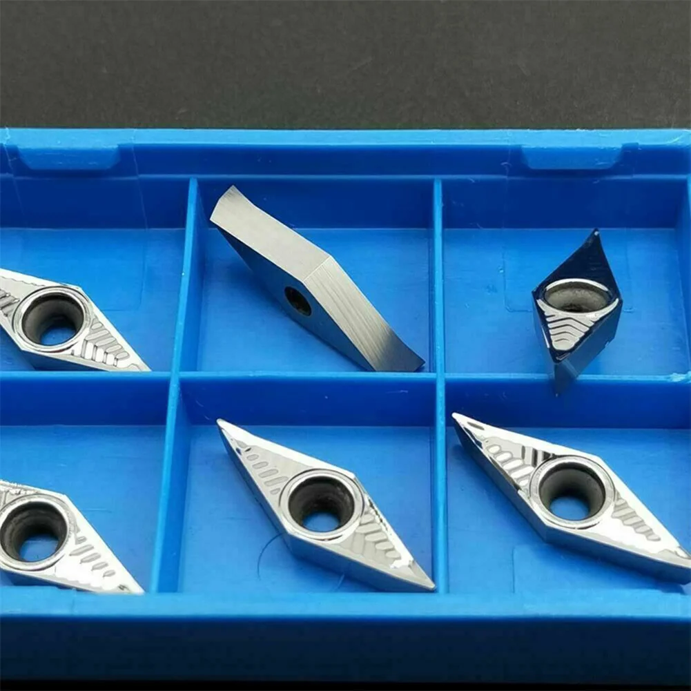 

Durable High Quality Nice Pratical Aluminum Inserts Tools 10 Pcs Aluminum CNC Turning Inserts VCGT110308-AK H01