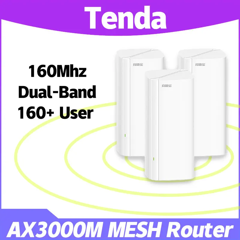 Tenda Em12/Ec12 Ax3000 Wifi6 Mesh Router Gigabit Home 5G Wi-Fi6 Amplificatore Di Segnale Ripetitore Ad Alta Velocità