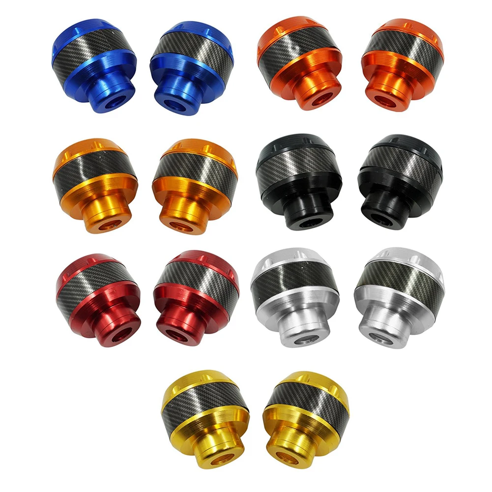 2Pcs Front Fork Wheel Frame Slide Aluminum Alloy Wheel Protection Crash Pad Slider Cup Anti-Collision Protector For Motorcycle