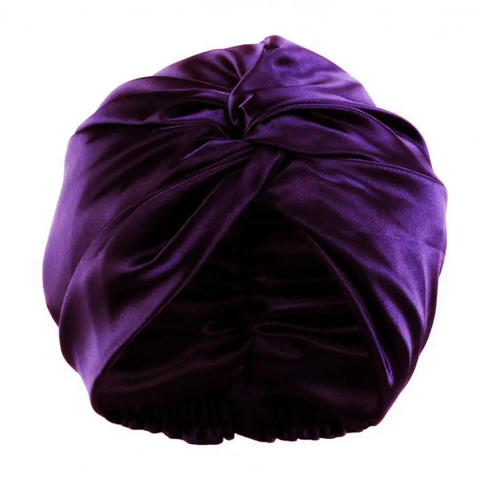 Satin Bonnet Hat Double Layer Hair Wrap Women Adjustable Knotted Hat Care Turban Satin Sleep For Curly Straight Hair silk bonnet hair bonnet satin bonnet satin nightcap sleeping cap