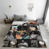 Rod Wave Hip Hop Rapper Flannel Blanket Singer Music Creative Throw Blankets Home Hotel Sofa 125*100cm Quilt Lightweight Thin 2