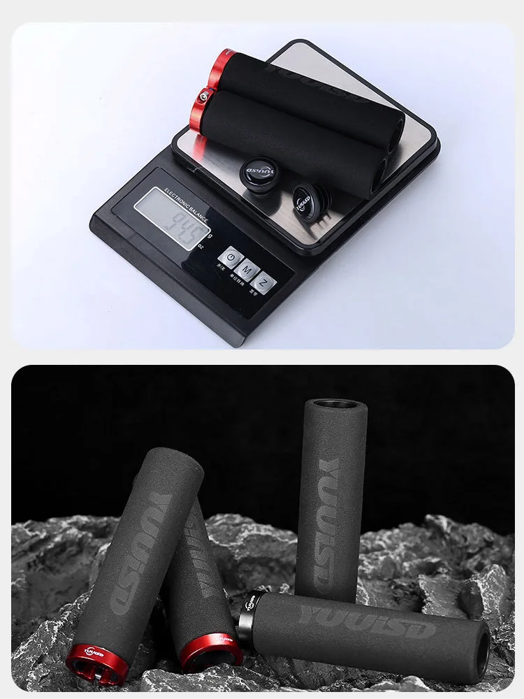 MTB Sponge Handlebar Grips with Lock Rings 5
