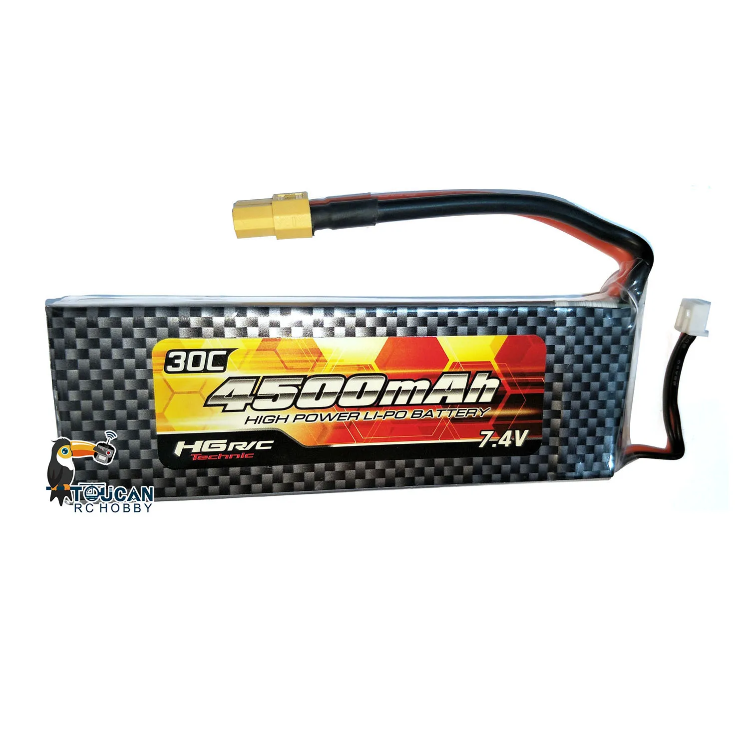 

HG 4500MAH 7.4V 30C LIPO Battery for 1/12 2.4G P801 Military Electronic Truck TH09998-SMT8