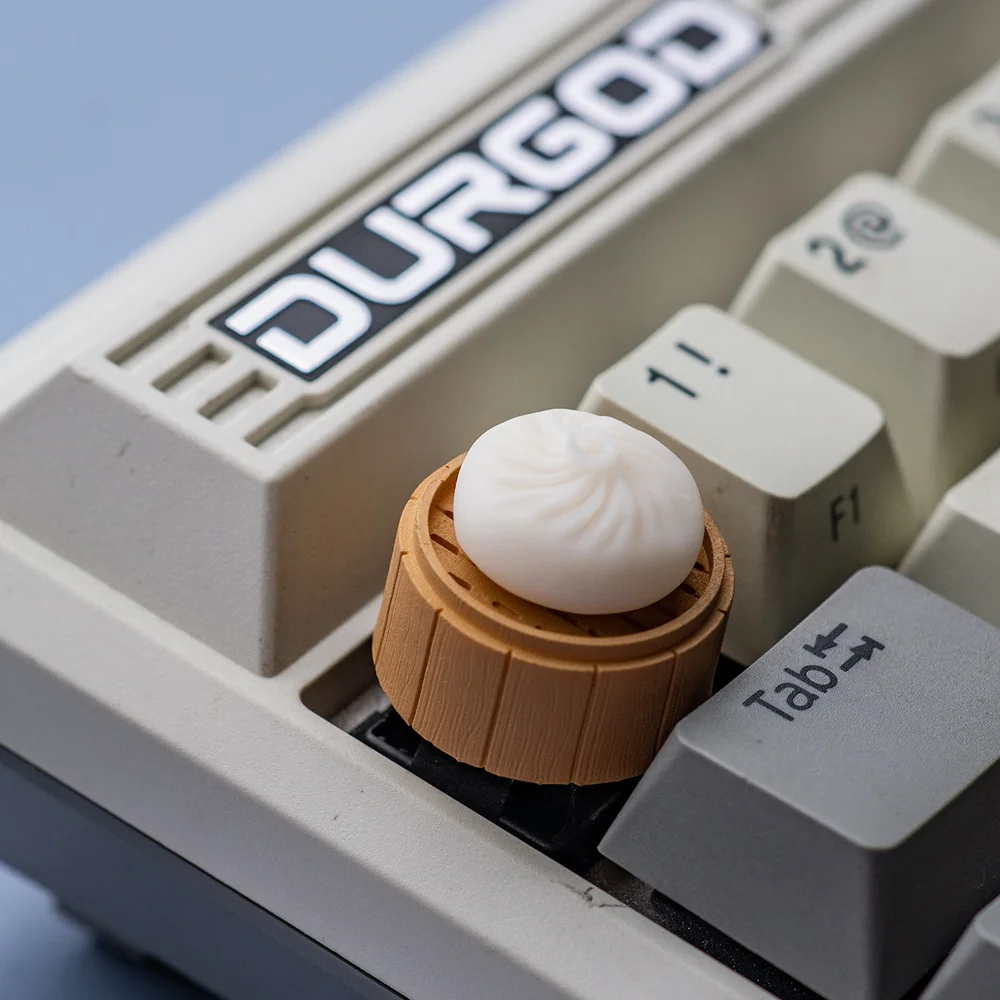 Peça Cozido no Vapor Bolo Bolinhos Chave Boné Atração Magnética Criativo Keycap para mx Interruptor Teclado Mecânico Alimentos Keycaps 1 - Imagem 2