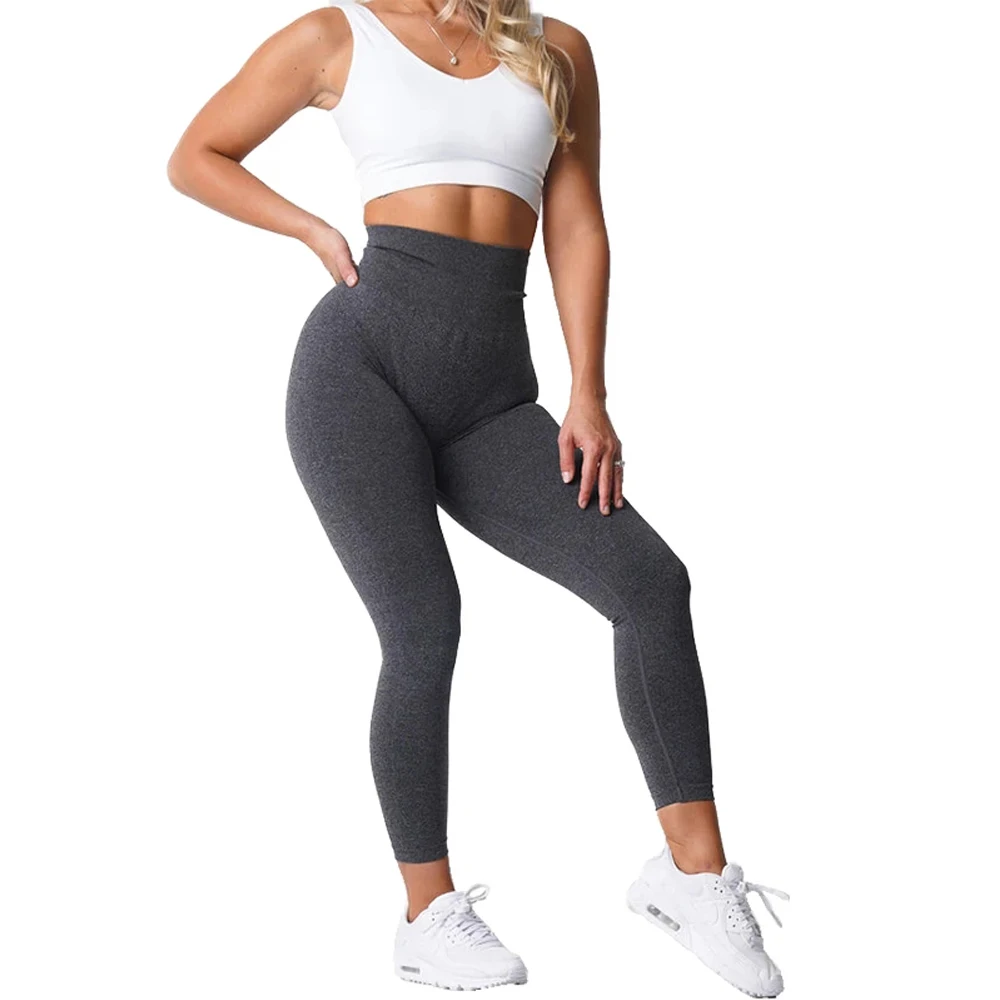 NVGTN Women's High Waist Workout Gym Smile Contour Seamless Leggings Yoga  Pants Leggings - AliExpress